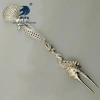 Retro ocean series fruit fork, shell 2-finger dessert fork, creative and fashionable home life products jyv18-07, Nordic style, wheel style, creative shells, conch, snail snake. Color mix style. details Picture
